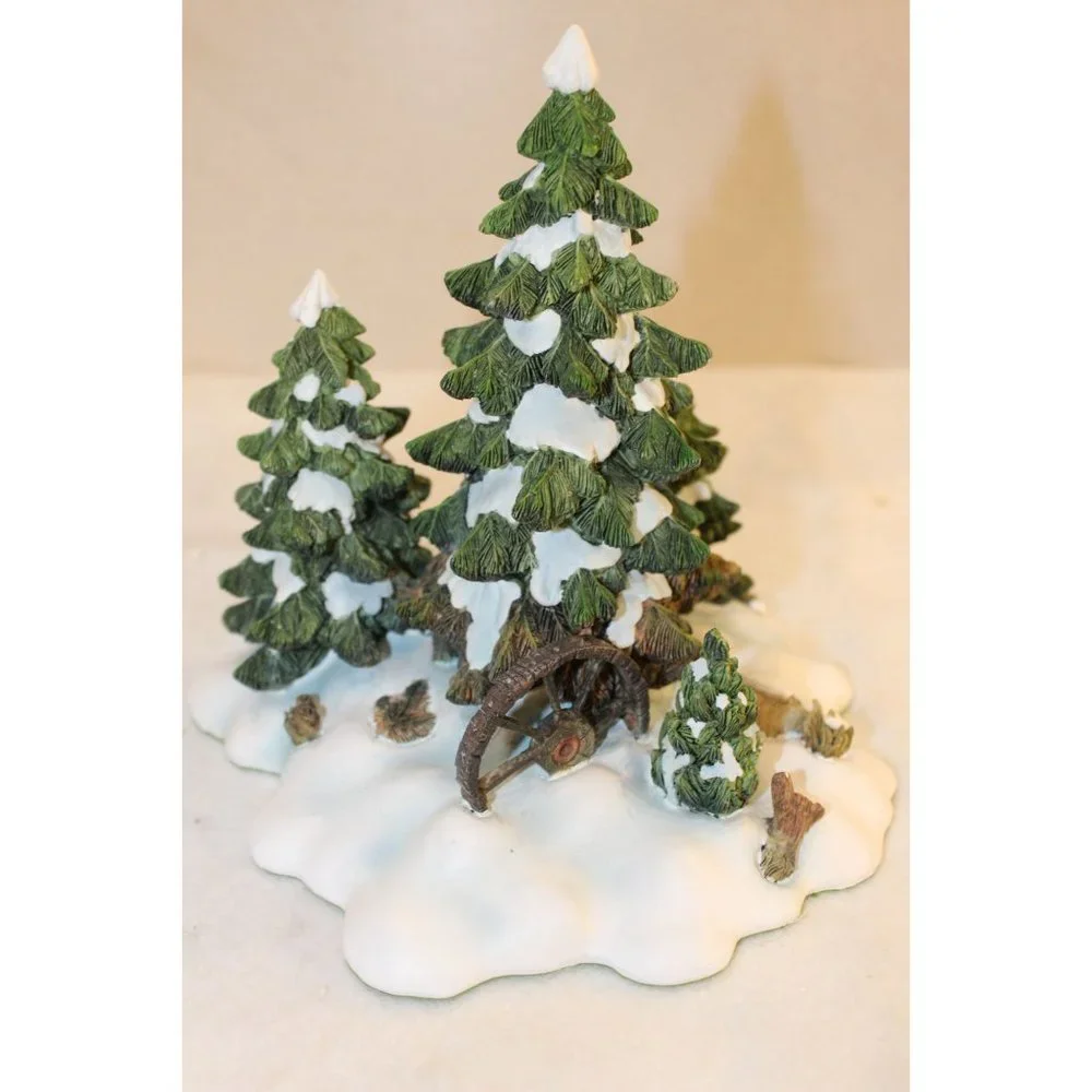 Dept 56 Village Accessories - Wagonwheel Pine Grove